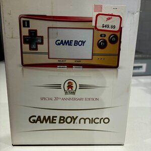 NIB Nintendo game boy micro 20th anniversary edition